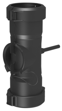 Flexible und druckdichte einwandige Abgasanlage EW-PP-FLEX aus Polypropylen (PP)